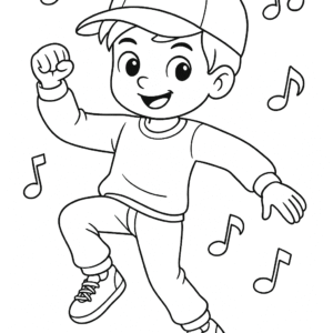 Dance Activity Drawing Book