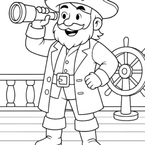 Pirates Activity Drawing Book