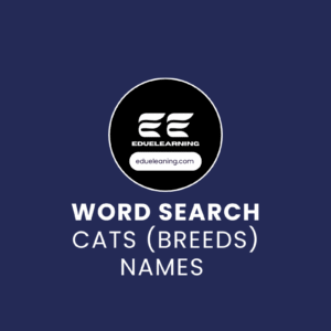 Cat Names Word Search Puzzle