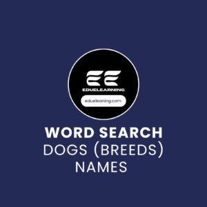 Dogs Names Word Search Puzzle