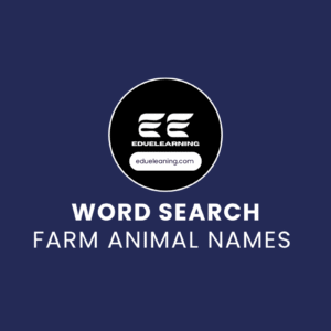 Farm Animal Word Search Puzzle