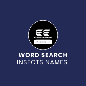 Insects Names Word Search Puzzle