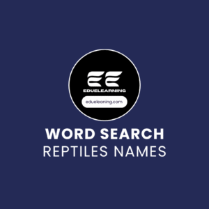 Reptiles Names Word Search Puzzle
