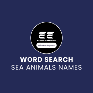 Sea Animals Names Word Search Puzzle