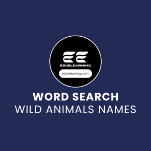 Wild Animals Names Word Search Puzzle