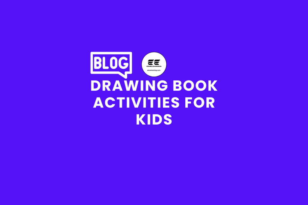 drawing book activities. eduelearning printable template