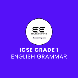 icse grade 1 english grammar. eduelearning pritable template