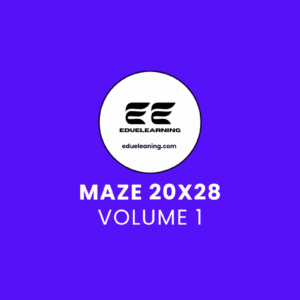 maze 20x28 volume 1. eduelearning printable template