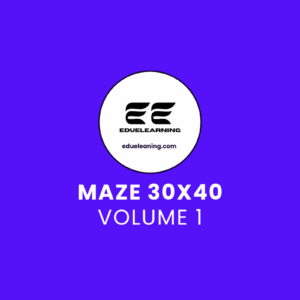 maze 30x40 volume 1. eduelearning printable template