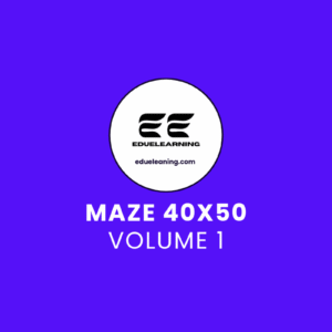 maze 40x50 volume 1. eduelearning printable template