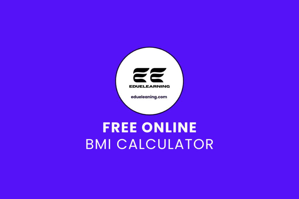 BMI Calculator. eduelearning printable template
