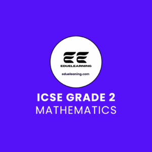ICSE Grade 2 Mathematics. eduelearning printable template