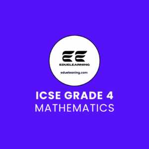 ICSE Grade 4 Mathematics. eduelearning printable template