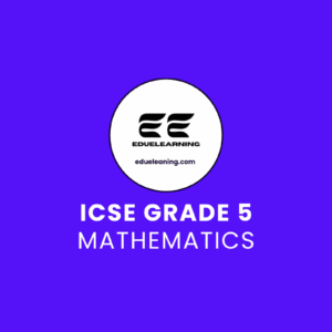 ICSE Grade 5 Mathematics. eduelearning printable template